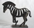 Metal Zebra Sculpture