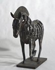 Metal Zebra Sculpture