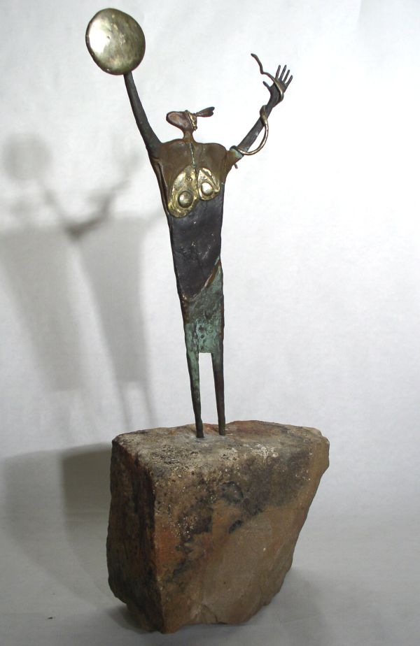 Bill Worrell - Metal Shamaness Sculpture 1990