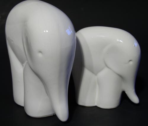 MOD Ceramic Elephant Pair