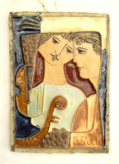 Wall Hanging Art Tile - by Ruth