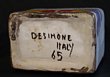 Vintage 1965 Desimone Rectangular Bottle