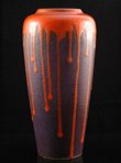 German drip glazed vase