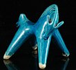 Blue Ceramic Horse
