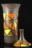 Large Italian lidded jar