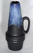 West German Scheurich Keramik Lava Glaze Vase