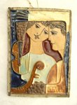 Wall Hanging Art Tile - by Ruth