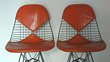 Pair of Eames DKR wire Bikini Chairs