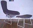 Harry Bertoia High Back Bird Chair & Ottoman