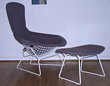Harry Bertoia High Back Bird Chair & Ottoman