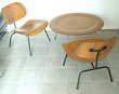 Eames LCM chairs & CTM coffee table set