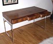 Danish Rosewood and Chrome Desk