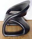 Sculptural Leather Chair