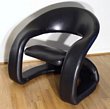 Sculptural Leather Chair