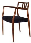 8 Niels Moller Rosewood Armchair chairs