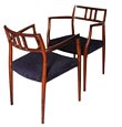 8 Niels Moller Rosewood Armchair chairs