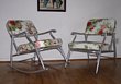 1950s Aluminum Glider Rocker and Chair Patio Set