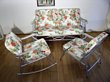 1950s Aluminum Glider Rocker and Chair Patio Set