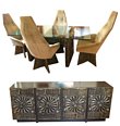 Paul Evans Dining Set and Credenza