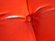 POP Red Vinyl and Chrome 70s Chair