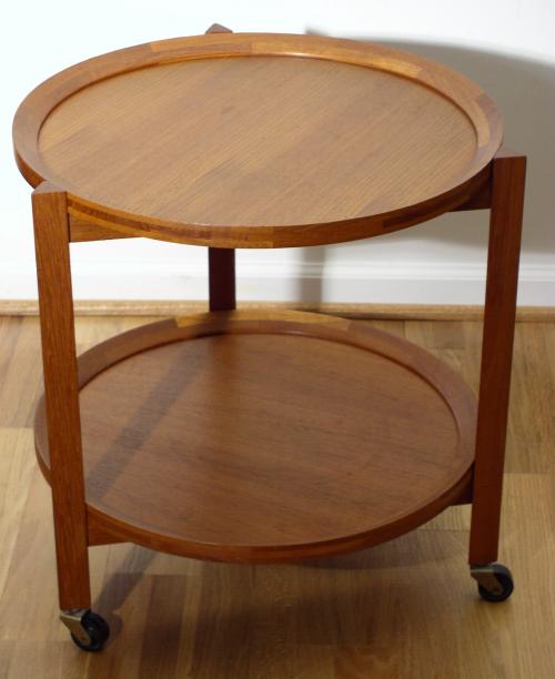 Danish Teak Serving Cart