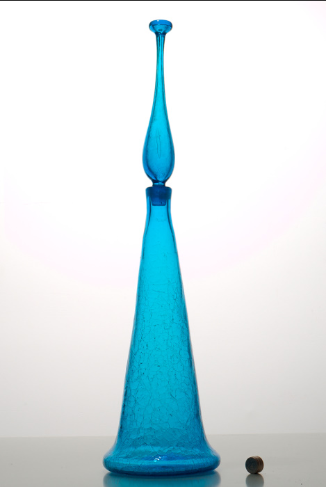 Blenko #6029 Decanter - Blue