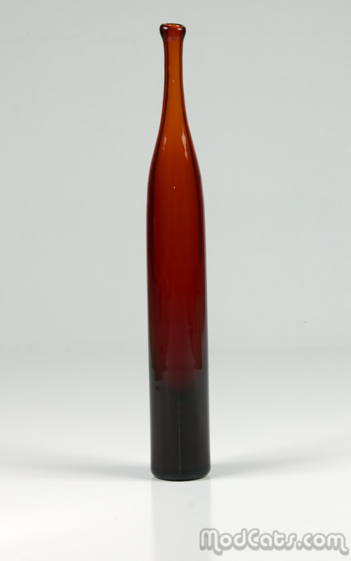 Blenko #6427 free form top Bottle