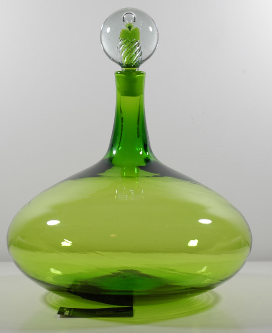 Blenko #6716 Air Twist Decanter
