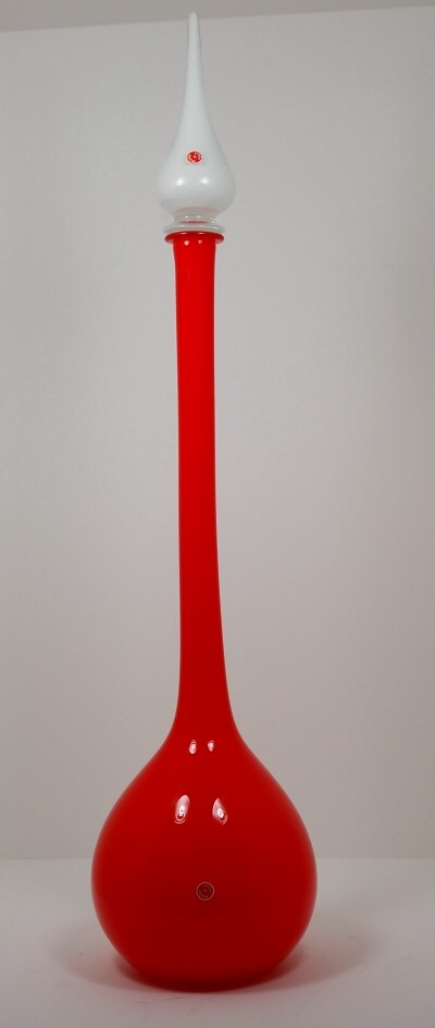 Italian Cased glass decanter