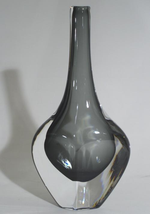 Nils Landberg for Orrefors Sommerso vase