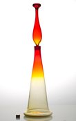 Blenko #6029 Decanter - Tangerine