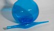 Blenko #627L Blue Decanter