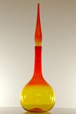 Blenko #627L Tangerine Decanter