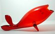 Blenko #971L Large Ruby Fish