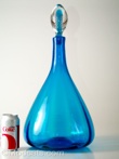 Blenko #6953 Decanter Blue