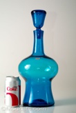 Blenko #7037 Decanter Blue