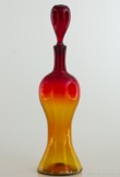 Blenko #7118 Decanter - Tangerine