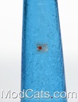 Blenko 80s Azure bottle