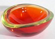 Large Murano Vaseline Geode Bowl