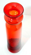 Greenwich Flint-Craft Orange Vase #1210