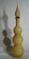 Italian 60s cased glass Genie Decanter