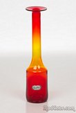 Rainbow - Amberina Bottle Vase