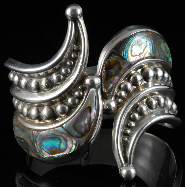 Taxco - Clamp Bracelet - Abalone Detailing
