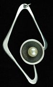 Taxco - Modernist Pearl Pendant - Delphino