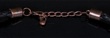Copper Necklace on braided leather