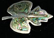 Talleres de Los Ballesteros Iguala Sterling and Abalone Pin