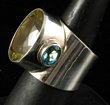 Sterling - Citrine and Blue Topaz ring