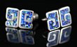 Margot de Taxco confetti stone  Earrings