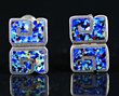 Margot de Taxco confetti stone  Earrings