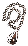 Rebajes Modernist Copper Necklace